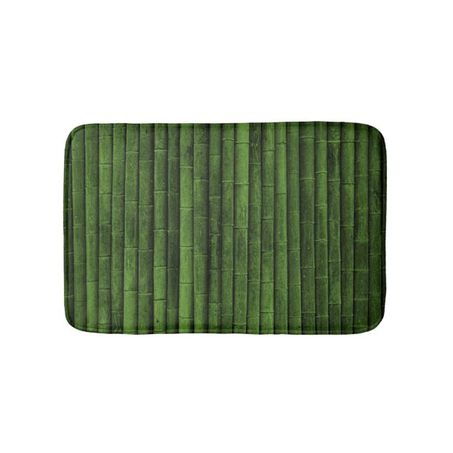 Alfombrilla De Baño Bambú verde (Anverso)