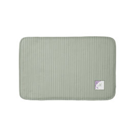 Alfombrilla De Baño Banda de salchicha de algodón Guión Purple Floral 