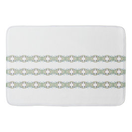 Alfombrilla De Baño Banda floral Mat de baño grande