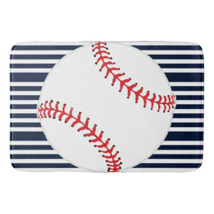 Alfombrilla De Baño Bandas de béisbol Diseño Mat
