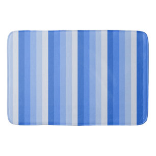 Alfombrilla De Baño Bandas de sombra azules