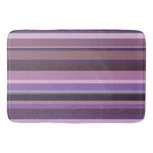 Alfombrilla De Baño Bandas horizontales malvas