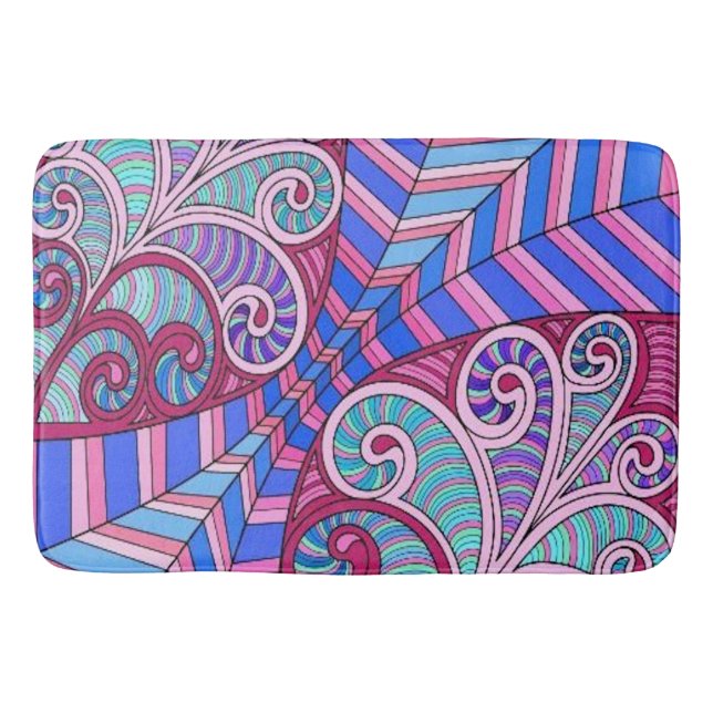 Alfombrilla De Baño Bandas múltiples (Anverso)