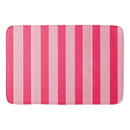 Alfombrilla De Baño Bandas rosadas