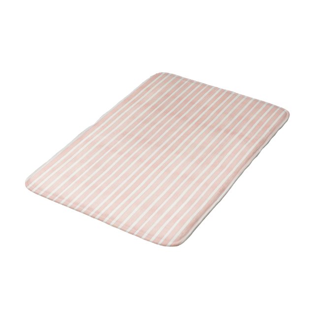 Alfombrilla De Baño Bandas rosadas blandas (Angular)