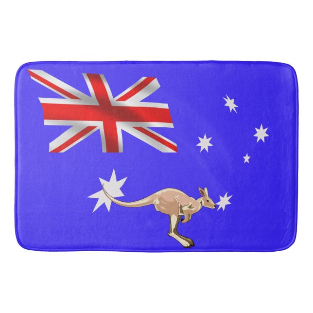 Alfombrilla De Baño Bandera australiana (Anverso)