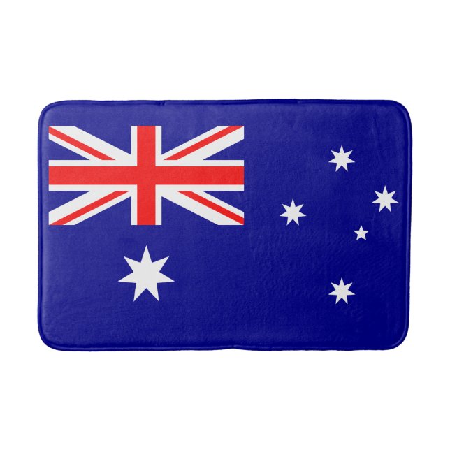 Alfombrilla De Baño Bandera australiana patriótica (Anverso)