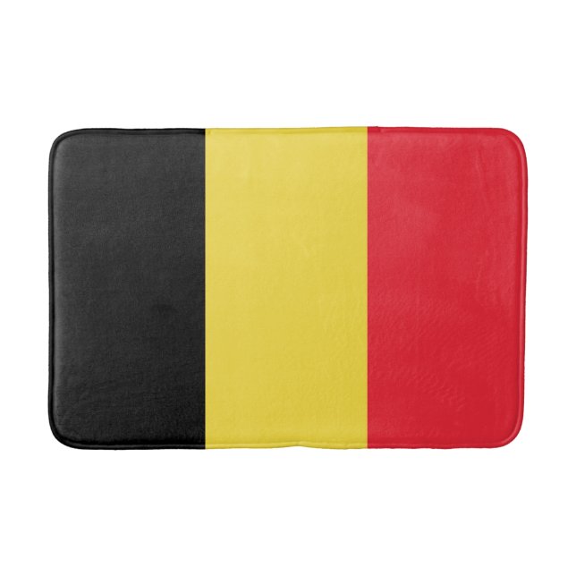 Alfombrilla De Baño Bandera belga (Anverso)