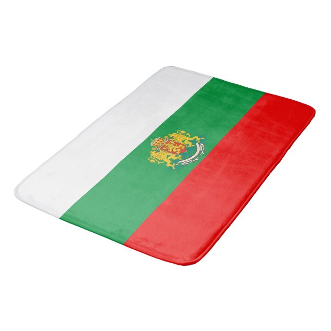 Alfombrilla De Baño Bandera búlgara (Angular)