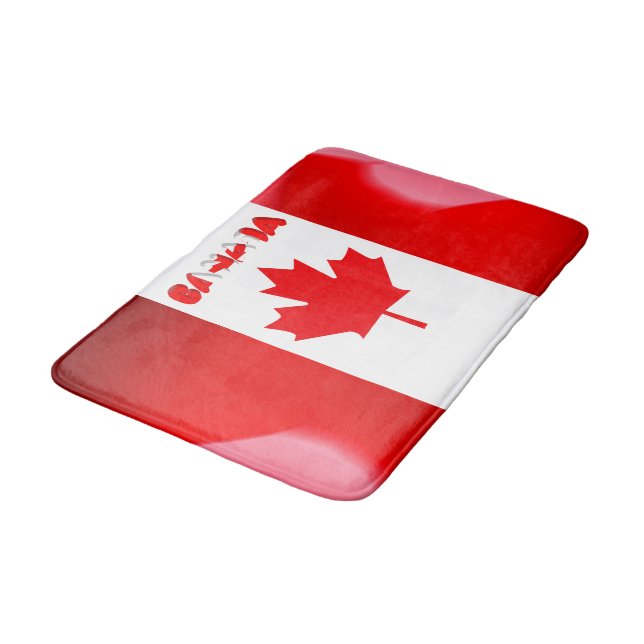 Alfombrilla De Baño Bandera canadiense (Angular)