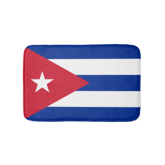 Alfombrilla De Baño Bandera cubana