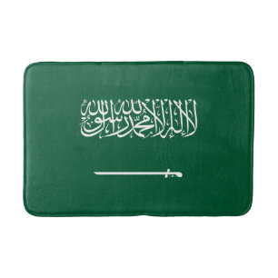 Alfombrilla De Baño Bandera de Arabia Saudita