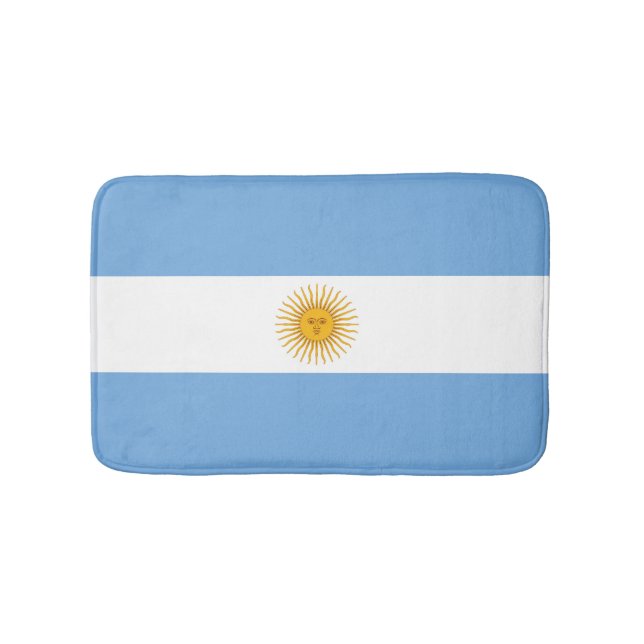 Alfombrilla De Baño Bandera de Argentina (Anverso)