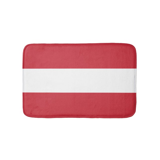 Alfombrilla De Baño Bandera de Austria (Anverso)
