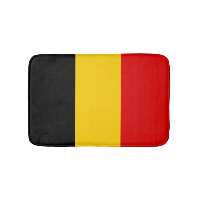 Alfombrilla De Baño Bandera de Bélgica (Anverso)
