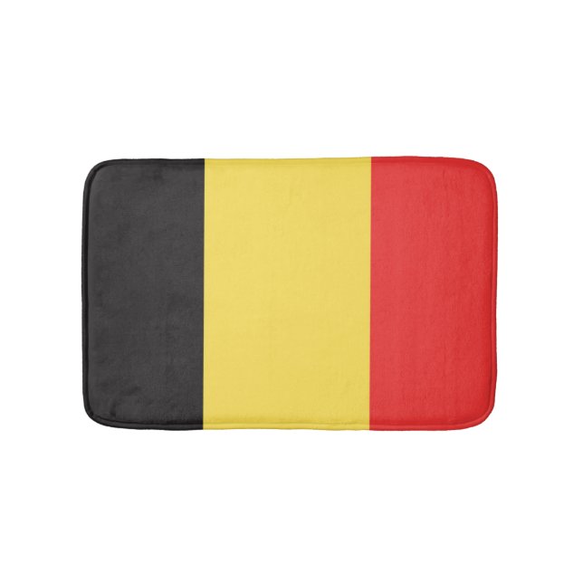 Alfombrilla De Baño Bandera de Bélgica (Anverso)