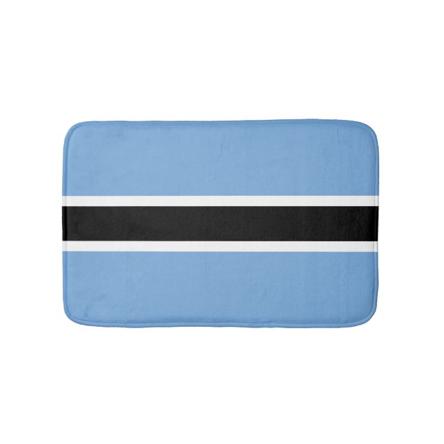 Alfombrilla De Baño Bandera de Botsuana (Anverso)