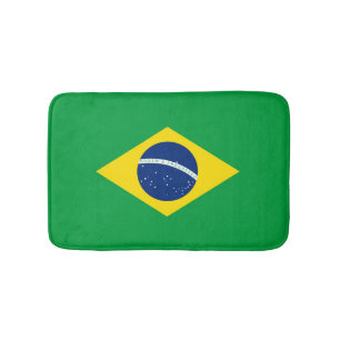 Alfombrilla De Baño Bandera de Brasil
