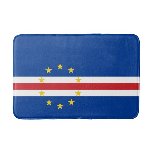 Alfombrilla De Baño Bandera de Cabo Verde (Anverso)