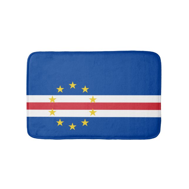 Alfombrilla De Baño Bandera de Cabo Verde (Anverso)