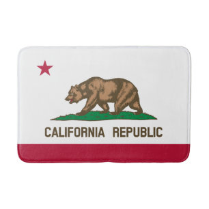 Alfombrilla De Baño Bandera de California, bandera de California, este