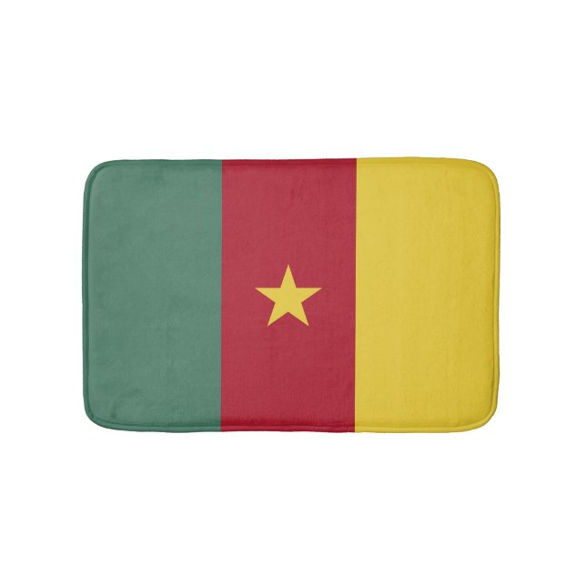 Alfombrilla De Baño Bandera de Camerún (Anverso)