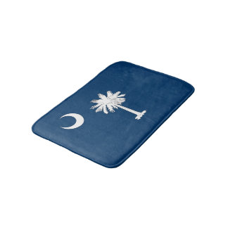 Alfombrilla De Baño Bandera de Carolina del Sur