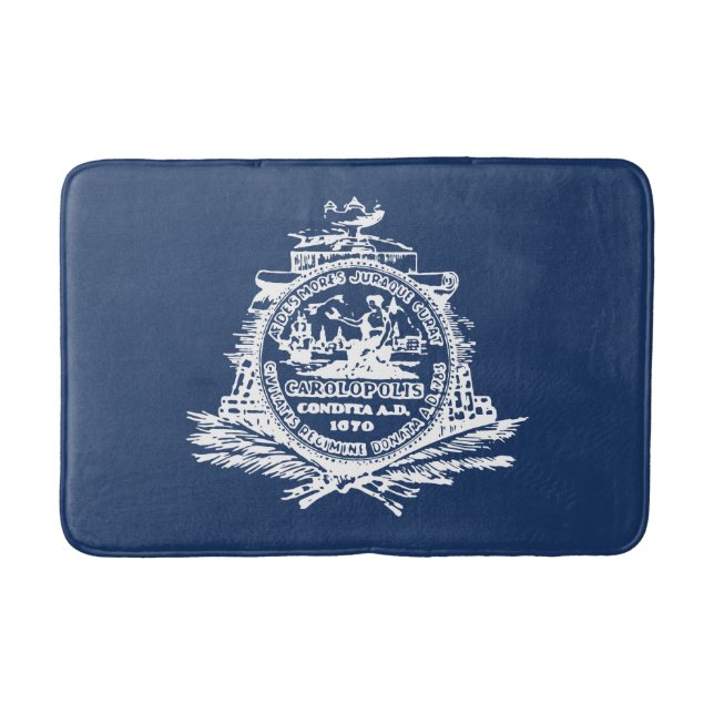 Alfombrilla De Baño Bandera de Charleston, South Carolina Bath Mat (Anverso)