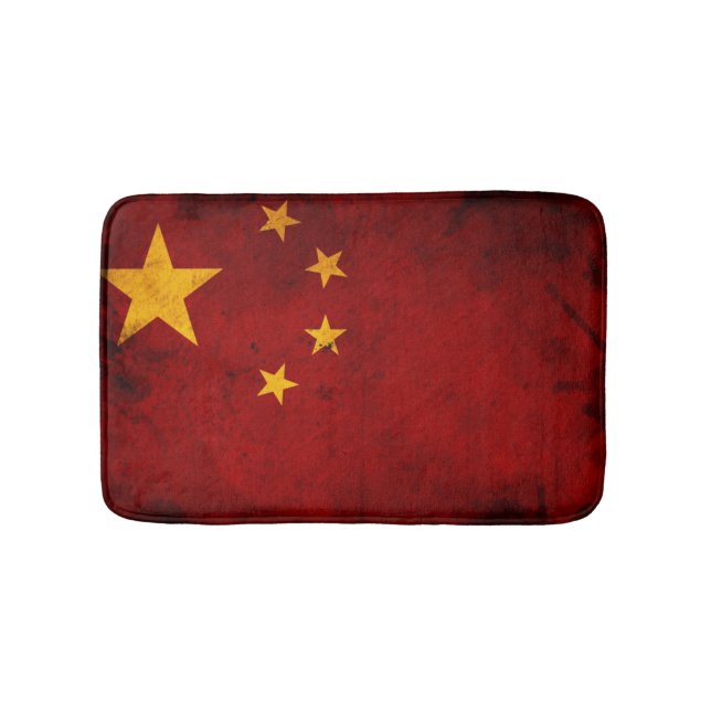 Alfombrilla De Baño Bandera de China (Anverso)