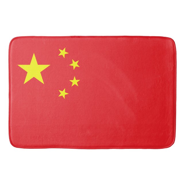 Alfombrilla De Baño Bandera de China (Anverso)