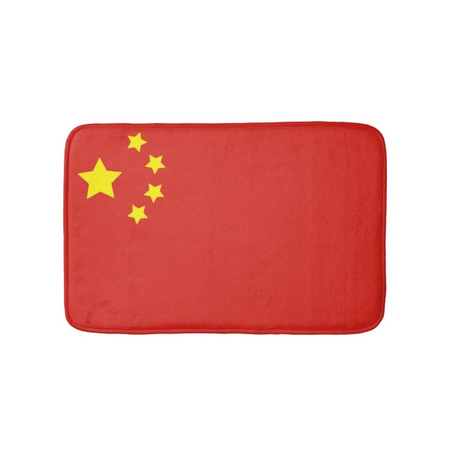 Alfombrilla De Baño Bandera de China (Anverso)