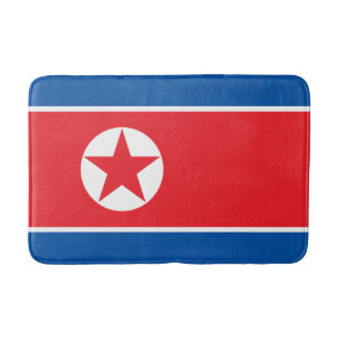 Alfombrilla De Baño Bandera de Corea del Norte