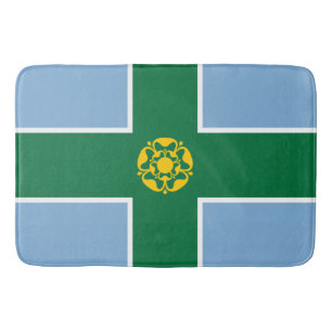Alfombrilla De Baño Bandera de Derbyshire (condado de Inglaterra, Rein
