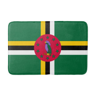 Alfombrilla De Baño Bandera de Dominica