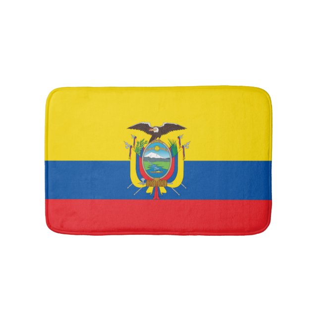 Alfombrilla De Baño Bandera de Ecuador (Anverso)