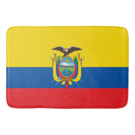 Alfombrilla De Baño Bandera de Ecuador