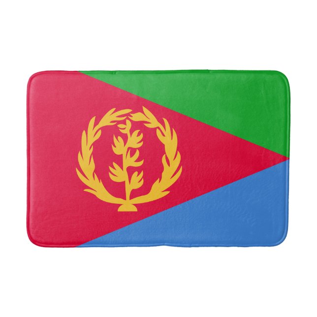Alfombrilla De Baño Bandera de Eritrea (Anverso)