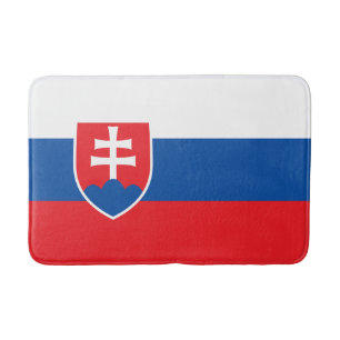 Alfombrilla De Baño Bandera de Eslovaquia