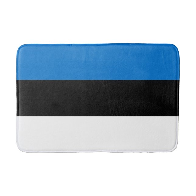 Alfombrilla De Baño Bandera de Estonia (Anverso)