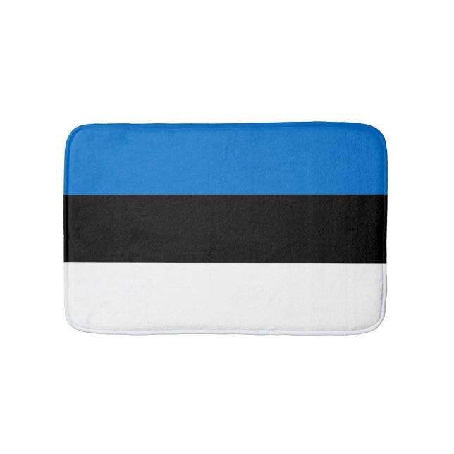 Alfombrilla De Baño Bandera de Estonia (Anverso)