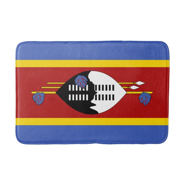 Alfombrilla De Baño Bandera de Eswatini (Anverso)