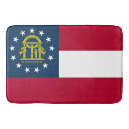 Alfombrilla De Baño Bandera de Georgia (estado de EE. UU.)