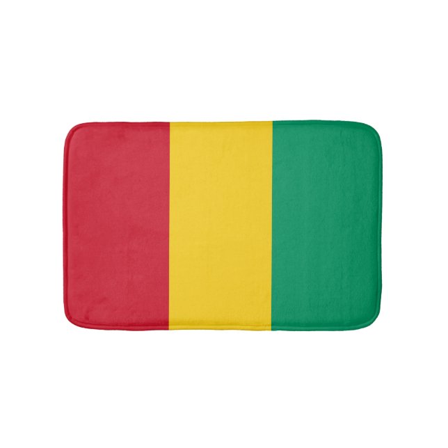 Alfombrilla De Baño Bandera de Guinea (Anverso)