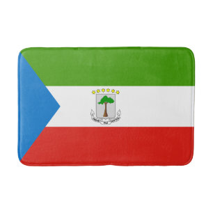 Alfombrilla De Baño Bandera de Guinea Ecuatorial