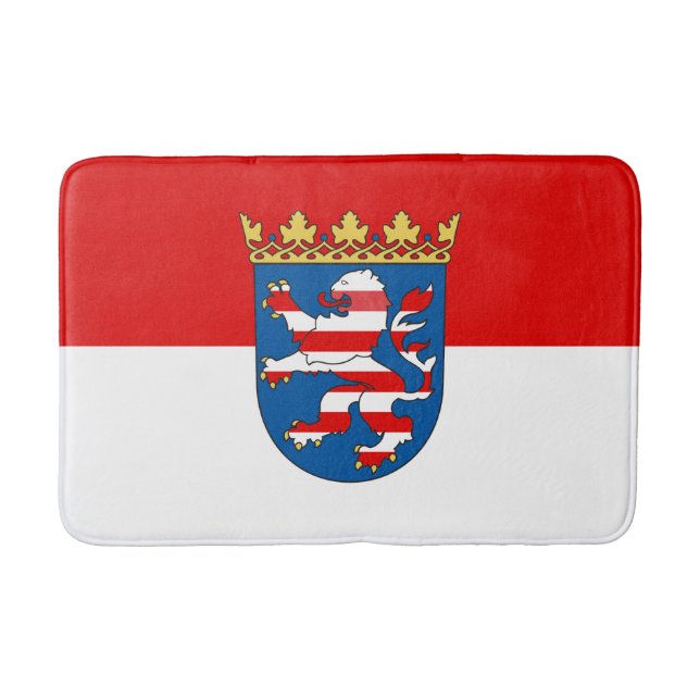 Alfombrilla De Baño Bandera de Hesse Bathroom Mat (Anverso)