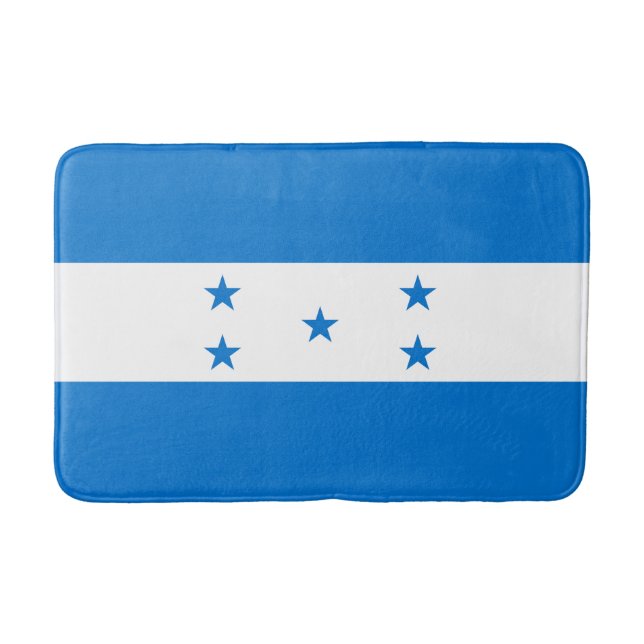 Alfombrilla De Baño Bandera de Honduras (Anverso)