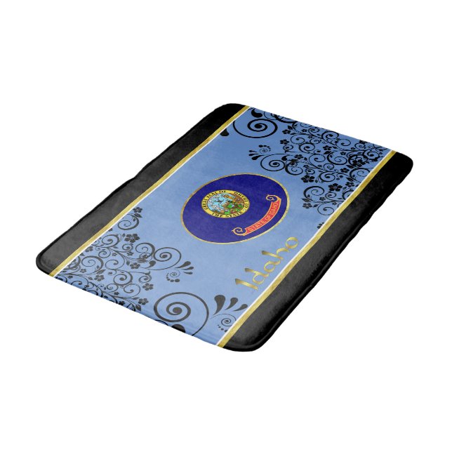 Alfombrilla De Baño Bandera de Idaho (Angular)