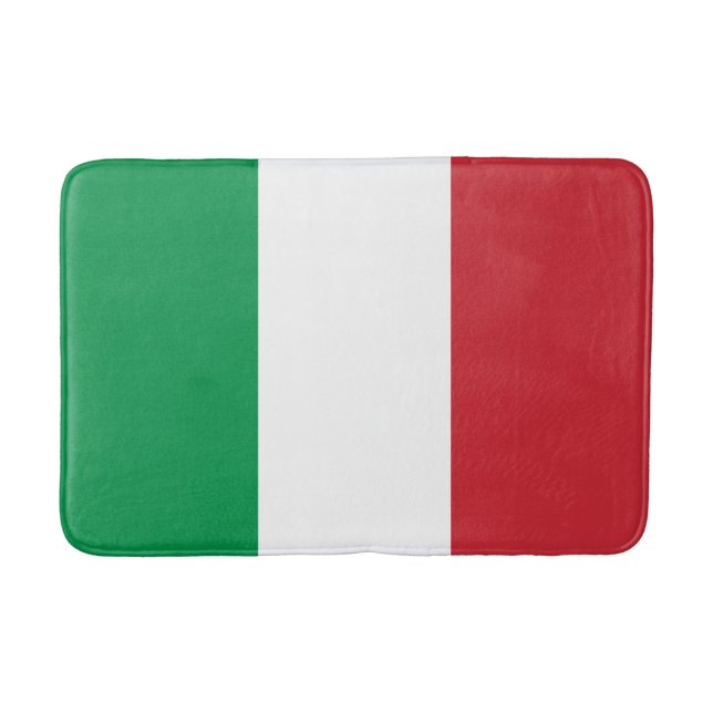Alfombrilla De Baño Bandera de Italia (Anverso)