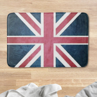 Alfombrilla De Baño Bandera de jack de la unión británica del Reino Un