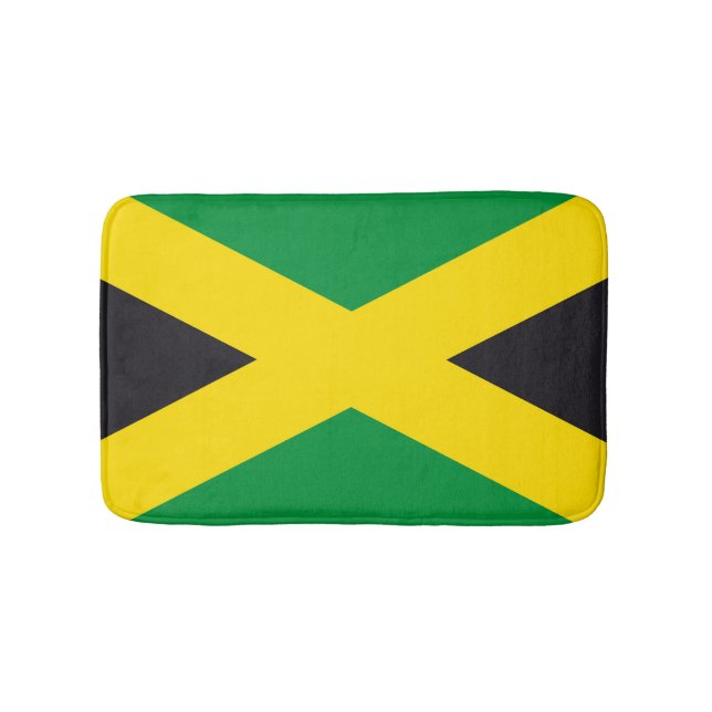 Alfombrilla De Baño Bandera de Jamaica (Anverso)